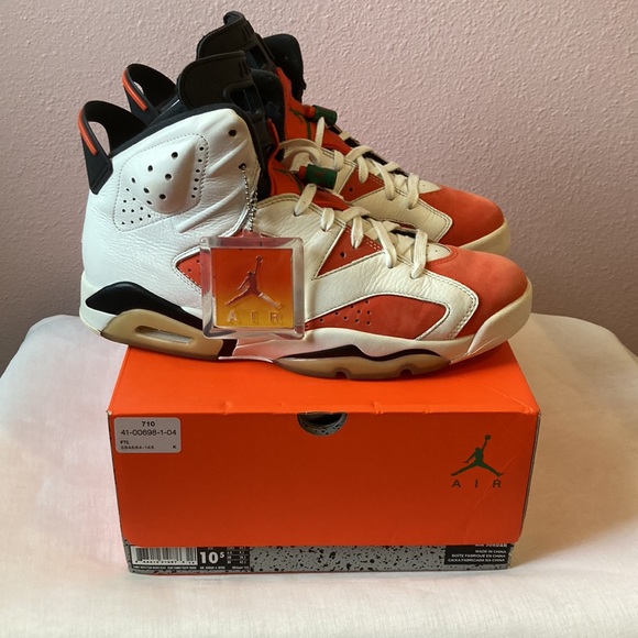 Jordan 6 Retro Gatorade Like Mike White (10.5) - Picture 2 of 6